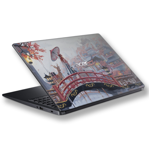 Acer Aspire 3 A315 23 55G anime girl kimono japanese castle skin