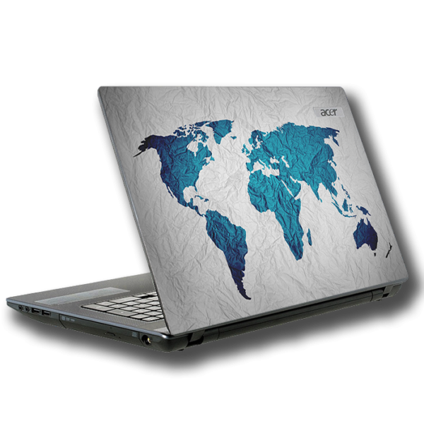 Acer Aspire 4739 4738 map of the world skin