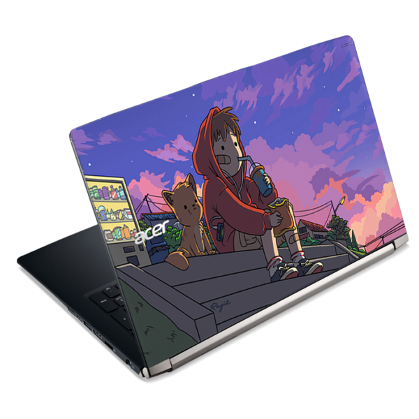 Acer Nitro VN7 571G anime boy chill skin