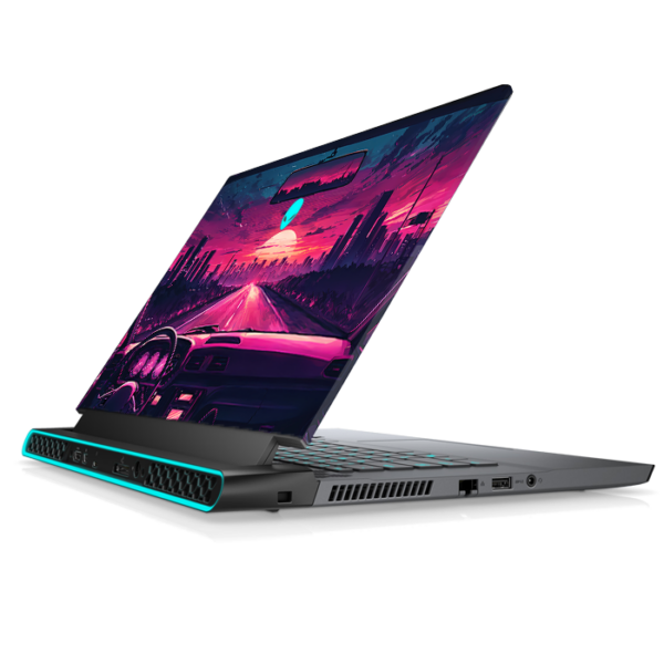 Alienware Gaming M15 R5 road sunset car city skin