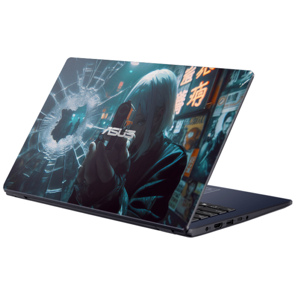 Asus A42j anime girl gun bullet hole skin
