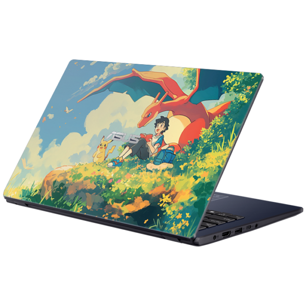 Asus A42j ash pikachu charizard pokemon skin