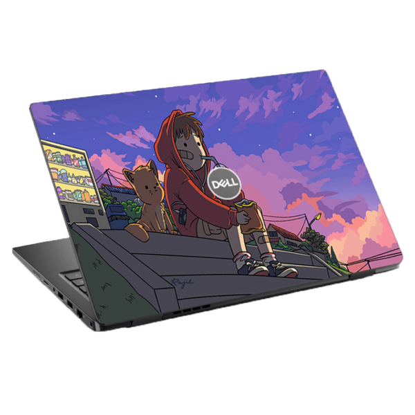 Dell G15 5515 Ryzen Edition P105F anime boy chill skin