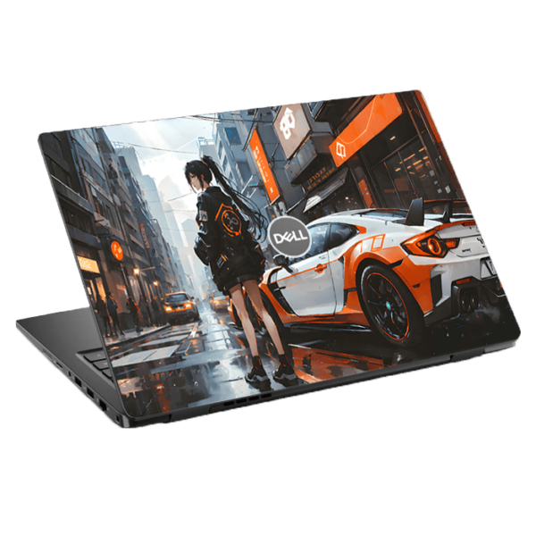Dell G15 5515 Ryzen Edition P105F anime girl sports car skin