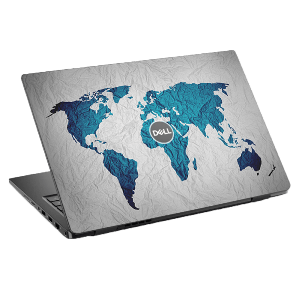 Dell Inspiron 14 7420 7425 map of the world skin