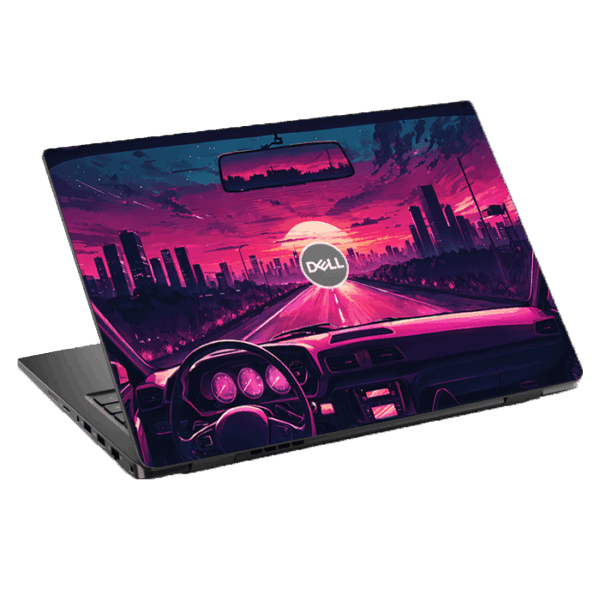 Dell XPS 13 9333 road sunset car city skin
