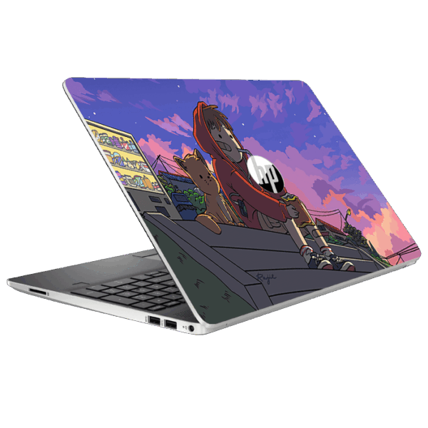 HP 1000 anime boy chill skin