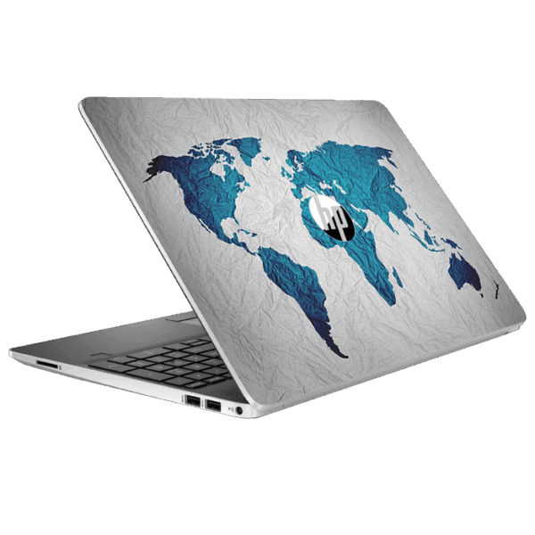 HP 14S FQ Series map of the world skin