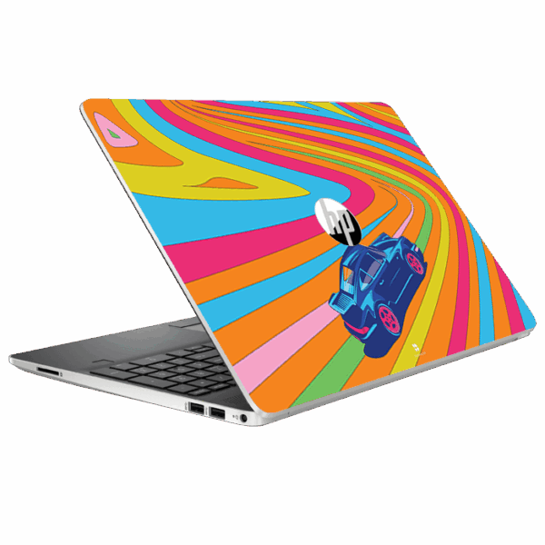 HP 14S DK1025 psychedelic porsche skin