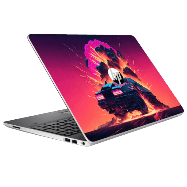 HP Notebook 14 CK0068TU sports car burning explosion skin